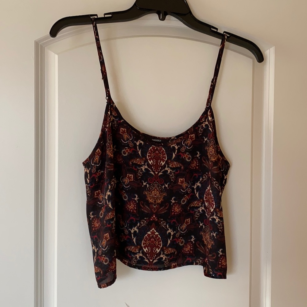 Flowy crop top